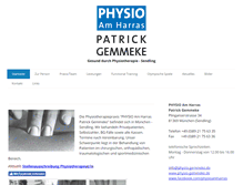 Tablet Screenshot of physio-gemmeke.de